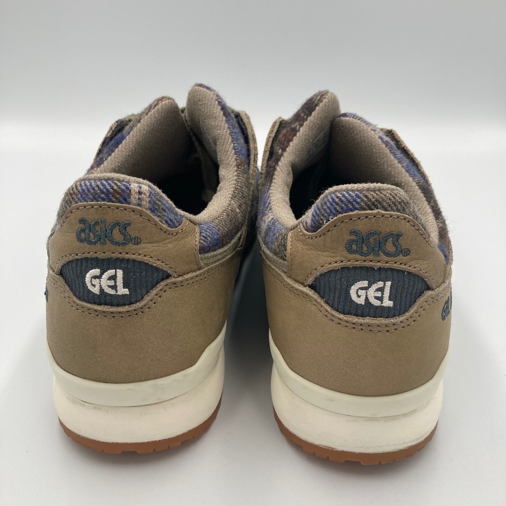 ASICS Gel Lyte III‎ Tarmac/Mink Plaid Suede Casual Sneakers Mens Size 8 - Picture 6 of 9